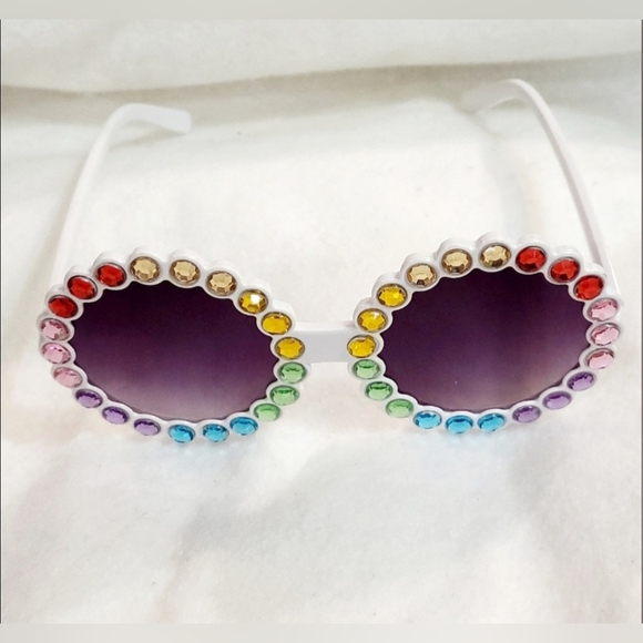 Girls Rhonestone Sunglasses - Picture 6 of 8